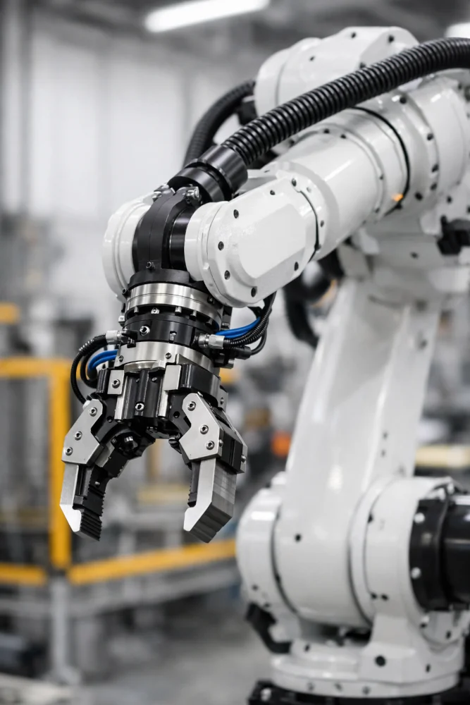 Robô industrial HD, integrado pela Syntro