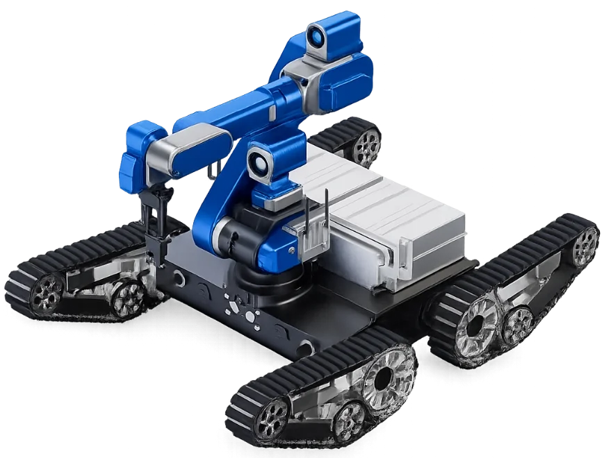 Robô Telemax com rodas, da Syntro